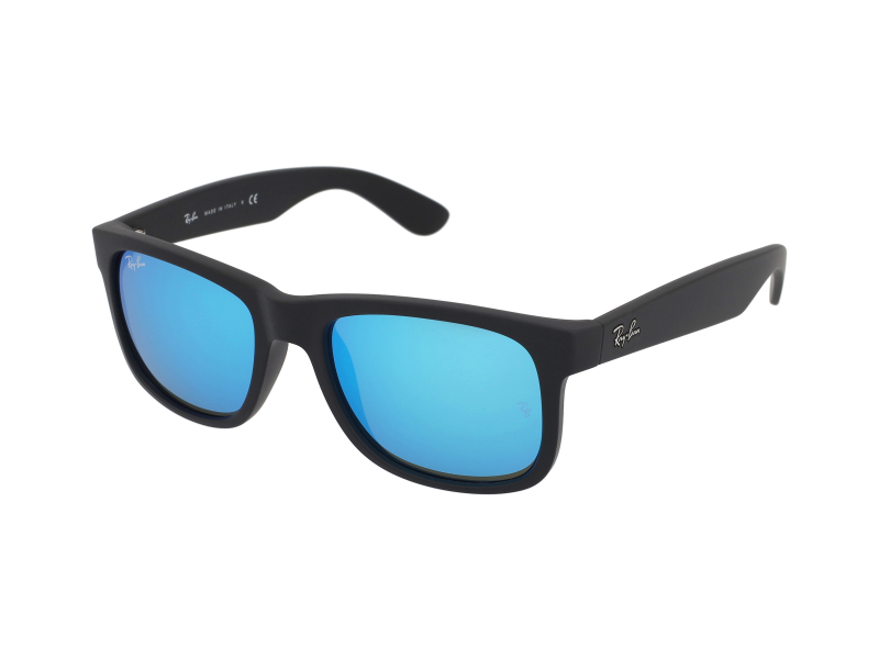 Auroch Openbaren Spectaculair Zwarte Ray-Ban zonnebril met blauwe glazen | Alensa BE