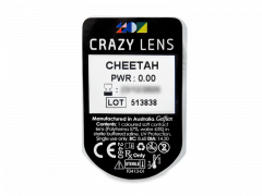 CRAZY LENS - Cheetah - journalières non correctrices (2 lentilles)