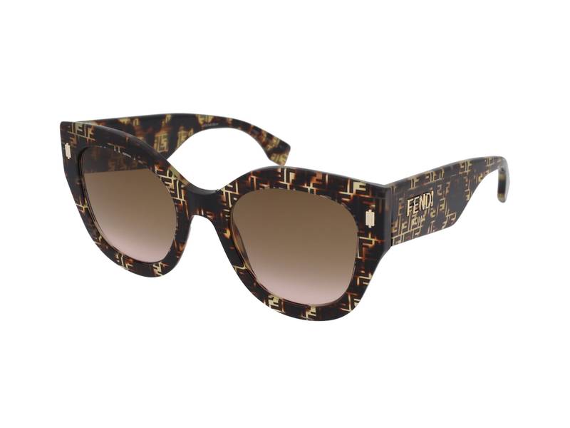 round metal ray ban gold