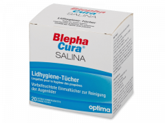 BlephaCura Salina steriele doekjes voor oogleden 20 stuks 