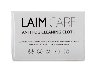 Chiffon de nettoyage pour lunettes - Laim-Care Anti-Fog 