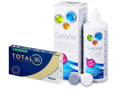 TOTAL30 for Astigmatism (6 lentilles) + Solution Gelone 360 ml