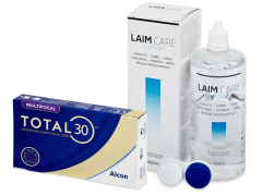 TOTAL30 Multifocal (3 lentilles) + Laim-Care 400 ml