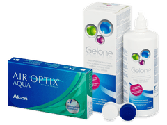 Air Optix Aqua (6 lenzen) + Gelone 360 ml
